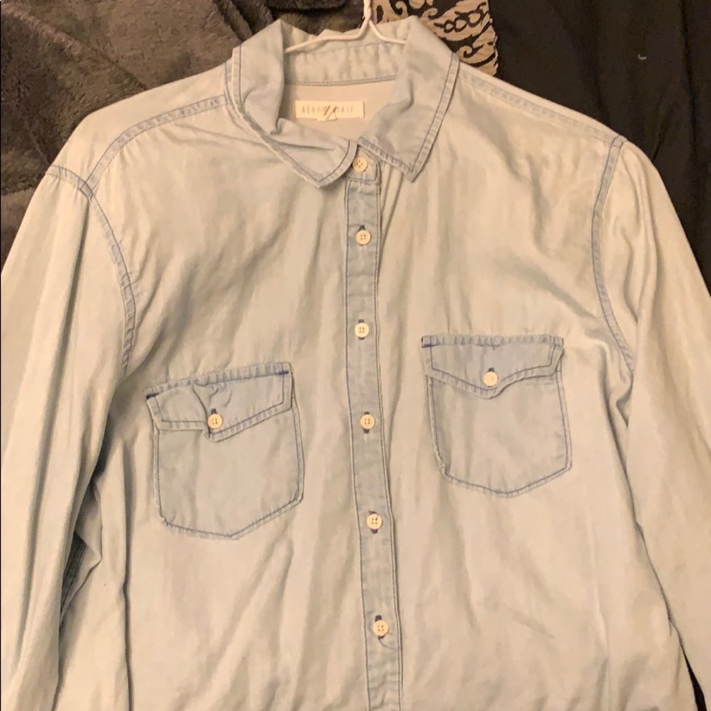 Denim Long Sleeve Shirt